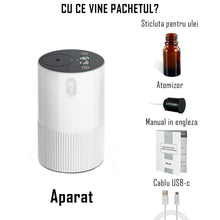 Încarcă imaginea în vizualizatorul Galerie, Nebulizator uleiuri esentiale auto portabil cu display LED HD si functii premium