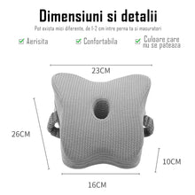 Încarcă imaginea în vizualizatorul Galerie, Perna ortopedica pentru genunchi si picioare 4D din spuma cu memorie, design mulat pentru confort