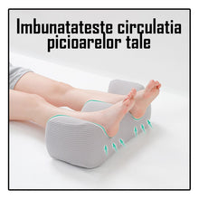Încarcă imaginea în vizualizatorul Galerie, Perna ortopedica pentru picioare si genunchi, din spuma cu memorie, cu gauri si model material pentru ventilare